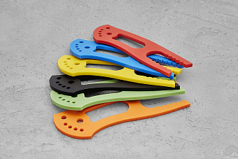 Рамка для модели Универсал", "Корсар" из G-10 3 мм (синяя)