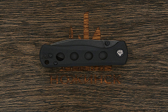 Нож складной QSP Canary Folder, клинок 72мм, сталь Sandvik 14C28N BW, рукоять G10 чёрный