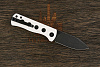 Нож складной QSP Canary Folder, клинок 72мм, сталь Sandvik 14C28N BW, рукоять G10 белый - фото №2