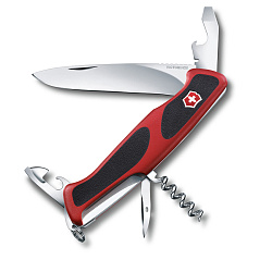 Складной нож Victorinox RangerGrip черно-красный, модель 68