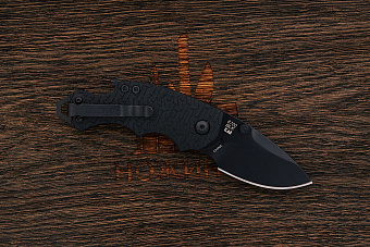 Складной нож Kershaw Shuffle, сталь 8Cr13MoV blackwash, рукоять термопластик черный