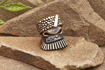 Бусина для темляка Партизан (бронза) от мастерской Братьев Пешковых