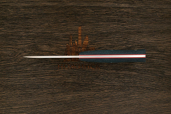 Нож туристический Южный крест ЯГД, клинок 100мм, сталь VG-10, рукоять микарта изумруд