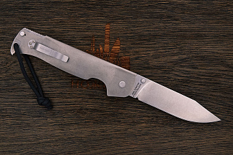 Складной нож Cold Steel Pocket bushman, сталь 4116, рукоять сталь