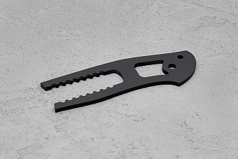 Рамка для модели "КрейсерЪ" из G-10 3 мм (чёрная)