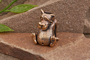 Бусина на темляк Обжора от мастерской Крымская бронза