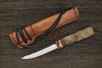 Разделочный нож народов севера Iron craft, рукоять стаб.шпальт ивы 