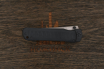 Нож складной Kizlyar Supreme Whisper, клинок 96мм, сталь D2, рукоять G10 чёрный