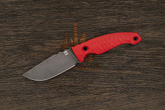 Нож туристический Lizard knives, клинок 95мм, сталь PGK, рукоять G-10 красный