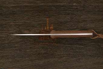 Нож туристический Ножинск-PRO Бушкрафт, клинок 115мм, сталь AR-RPM9, рукоять микарта чёрно-оранжевая