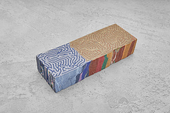 Авторская микарта, блок 142х47х28мм T079