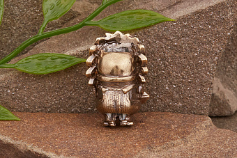 Бусина на темляк ИндиПупс от мастерской Крымская бронза