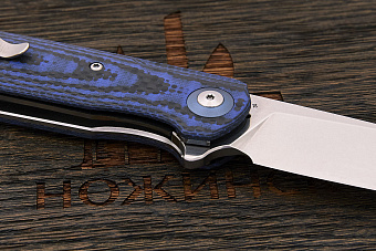 Нож складной Bestech Ascot, клинок 100мм, сталь D2, рукоять G10 чёрно-синий