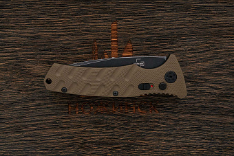 Полуавтоматический нож Böker Strike tanto coyote, сталь AUS-8, рукоять G10