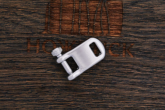 Застежка с винтовым креплением 20×37мм (хром)