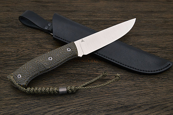 Нож туристический Ножинск-PRO Универсал, клинок 135мм, сталь Elmax, рукоять crazyfiber