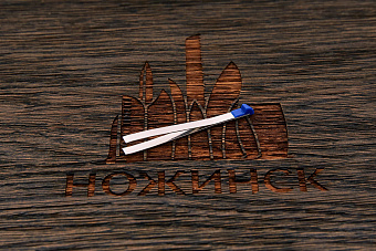 Пинцет большой, синий