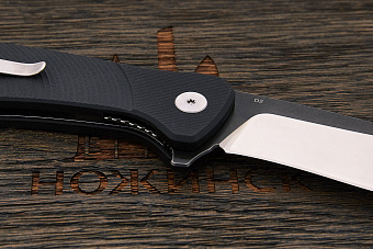 Нож складной QSP Raven, клинок 86мм, сталь D2, рукоять G10 чёрный