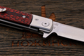 Нож складной Artisan Classic , клинок 98мм, сталь VG-10 в обкладках, рукоять G10