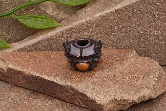 Бусина для темляка Хищник (бронза) от мастерской Братьев Пешковых