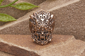 Бусина на темляк Кукулькан от мастерской Крымская бронза