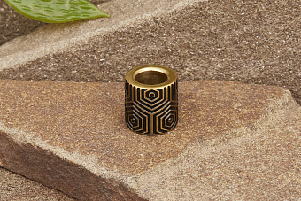 Бусина №5.2 (жёлтая)