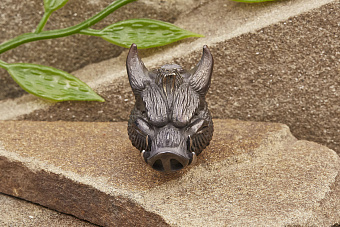 Бусина на темляк «Пятак» титан