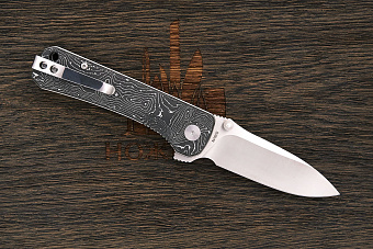 Нож складной QSP Hawk, клинок 82мм, сталь CPM S35VN, рукоять карбон