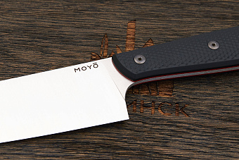 Нож кухонный MOYO Премьер шеф 190мм, сталь AR-RPM9, рукоять G10-extra черный