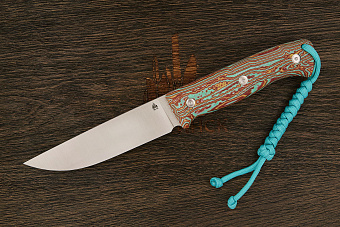 Нож туристический Ножинск-PRO Бушкрафт, клинок 125мм, сталь VG-10, рукоять crazyfiber