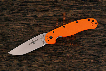 Складной нож Ontario RAT-1, сталь D2, рукоять нейлон оранжевый