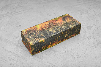 Кап клёна стабилизированный трехцветный Т53