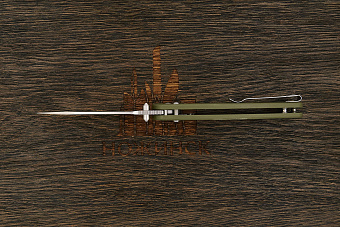 Нож складной CJRB Shale, клинок 80мм, сталь AR-RPM9, рукоять G10 оливковый