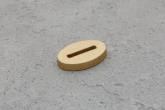 Больстер из латуни 5мм, 30x20мм