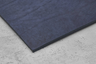 Кожа для ножен, чепрак 3,0-3,5мм, синий, без лица