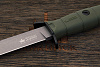 Нож тактический Kizlyar Supreme Vector, клинок 160мм, сталь 420НС, рукоять кратон оливковый - фото №3