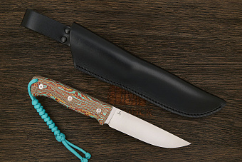 Нож туристический Ножинск-PRO Бушкрафт, клинок 125мм, сталь VG-10, рукоять crazyfiber