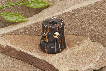 Бусина для темляка Пень (бронза) от мастерской Братьев Пешковых