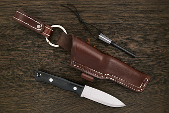 Нож для бушкрафта Beaver knife America, клинок 110мм, сталь CPM Magnacut