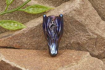 Бусина на темляк «Призрак» Т2 кобальт