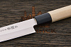 Нож кухонный Shimomura янагиба (для левши) традиционный японский 200мм, сталь 1K6 - фото №3