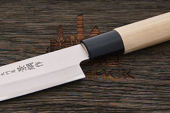 Нож кухонный Shimomura янагиба (для левши) традиционный японский 200мм, сталь 1K6