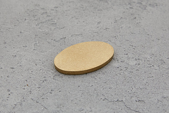 Навершие из латуни 3мм, 36x24мм