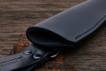 Ножны погружные финского типа, для ножей с клинком до 100x25мм, черные