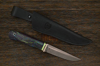 Разделочный нож Сергея Шадрина, сталь K110, рукоять микарта