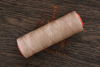 Нить вощеная 1,0мм. Гамма-2 (бежевая)