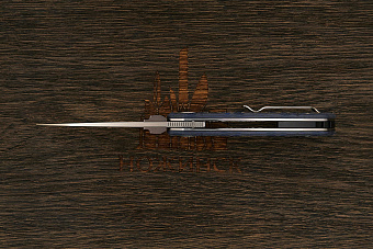 Складной нож WIN+ Vindex, сталь 14C28N, рукоять микарта синий