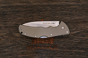 Складной нож Cold Steel Code-4 spear point, сталь CPM S35VN, рукоять алюминий