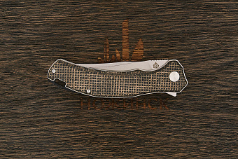 Нож складной QSP Walrus, клинок 86мм, сталь D2, рукоять микарта