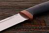 Нож туристический АиР Бекас, клинок 135мм, сталь 100Х13М, рукоять кожа - фото №4